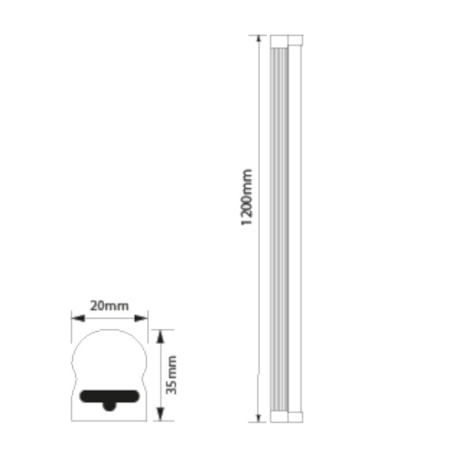 Luminária LED T5 18W 6500K Bivolt Batten GALAXY-e5ee5868-abf6-4dc1-9698-df21d1edd805