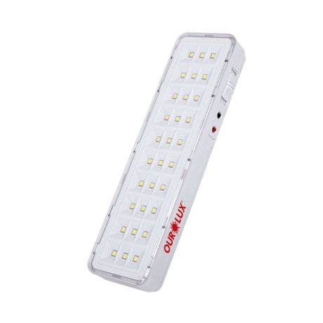 Luminária Multiuso 30 LEDS Lítio Sem Alça 2W 6500K 01986A OUROLUX-c2179c36-625b-479b-92a9-825be166c81d