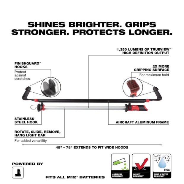 Luminária para Uso Automotivo de Led sem Bateria e sem Carregador 2125-20 MILWAUKEE-48a854fb-b93c-4d3f-91a7-0fcff37cf2eb