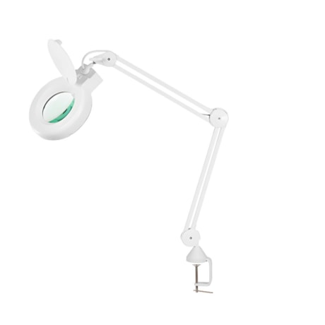 Lupa de Bancada 48 LEDs Bivolt 5x 12W HL-500 5D SOLVER