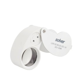 Lupa de Bolso 2 LEDs 30X UV SLD-131 SOLVER