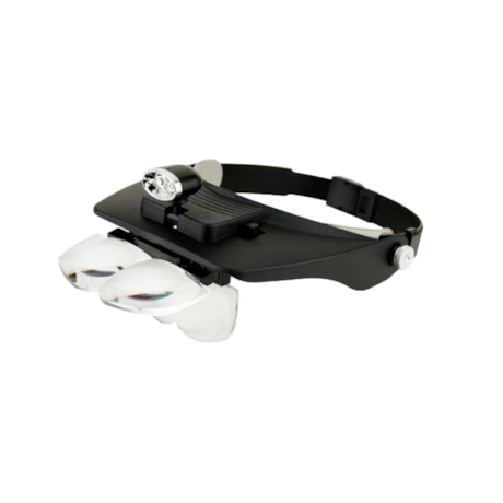 Lupa de Cabeça Led com 4 Lentes Ajuste em Velcro SLC-1009 SOLVER-a12b7c1f-117d-4bc5-8e6f-706be6dbfc7a