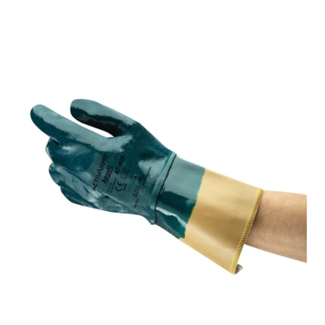 Luva Algodao Revestida Nitrilico Punho de Seguranca Tamanho 9 CA 42755 47-409 HYLITE ANSELL-4a957a26-9065-42d0-9e47-c6f637a41b6e