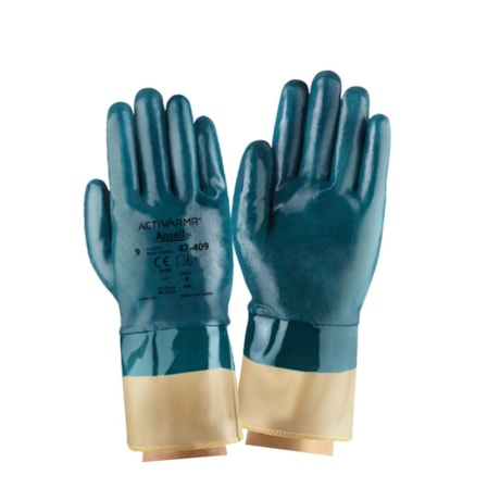 Luva Algodao Revestida Nitrilico Punho de Seguranca Tamanho 9 CA 42755 47-409 HYLITE ANSELL-e17ce27e-b6d0-4f8b-8fc6-ee5963b8a320