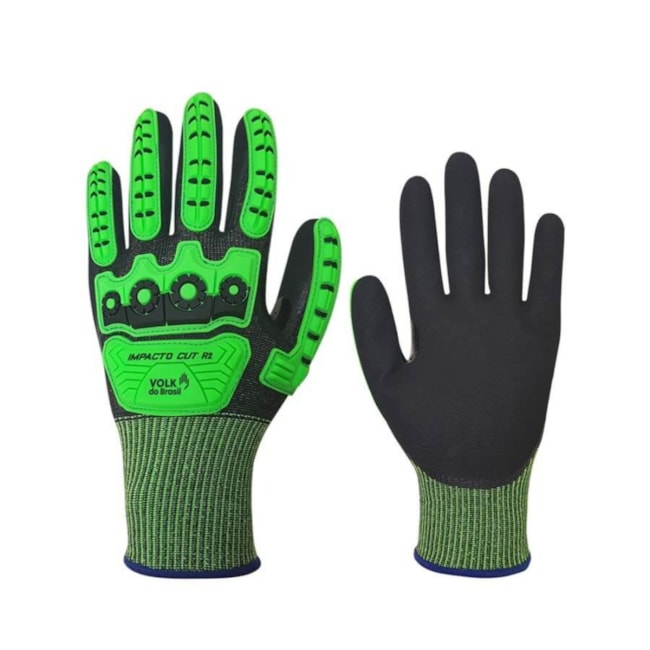 Luva Anti Corte Tricotada Nitrílica Dorso Emborrachado CA 42941 IMPACTO CUT R2 VOLK-7e2f66a1-d009-4b7b-ad04-0e028b3cecf7