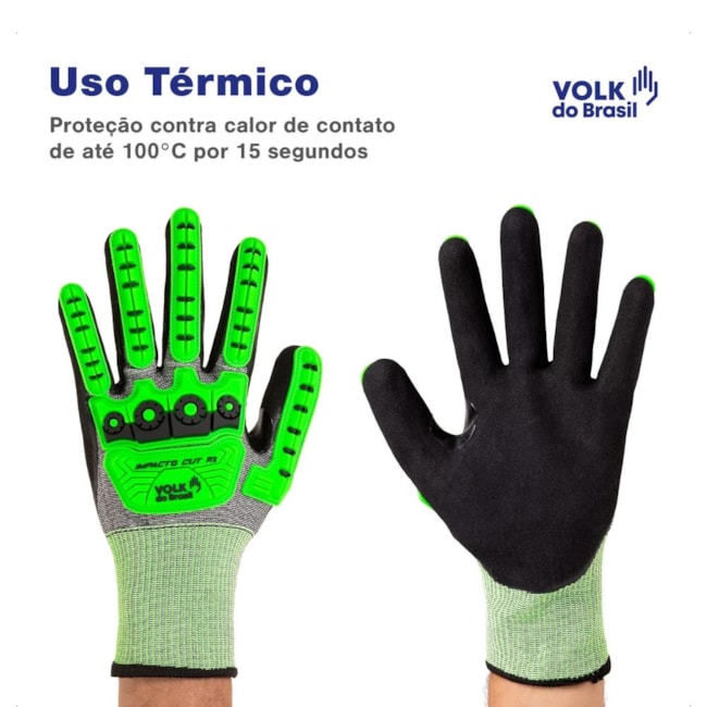 Luva Anti Corte Tricotada Nitrílica Dorso Emborrachado CA 42941 IMPACTO CUT R2 VOLK-3bd88a14-320b-41e6-8b1e-3c421a548f07