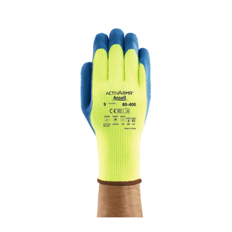 Luva Baixa Temperatura Revestida Latex Natural CA 44673 80-400
