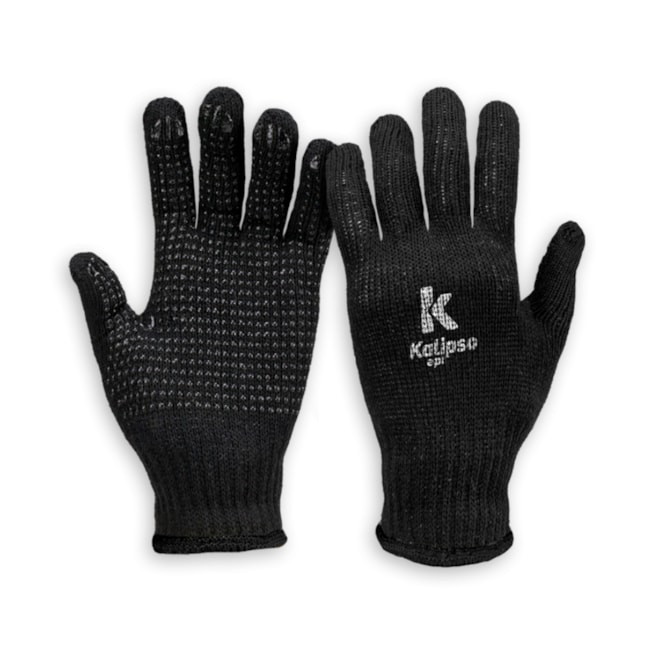 Luva de Algodão Pigmentada Preta Tamanho G CA 34491 TATEX KALIPSO-490d8b50-dc15-48a5-80fa-c1a602c4230f