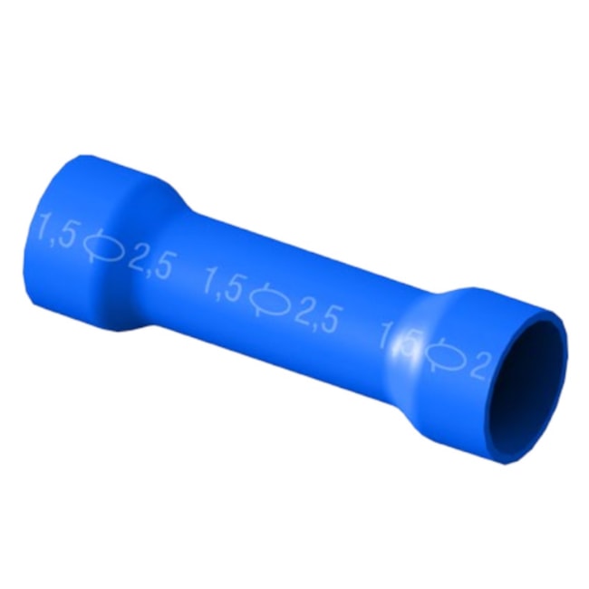 Luva de Emenda Isolada 1,5 a 2,5mm² LEP-2,5 INTELLI-81aaa458-686b-4b76-ba83-0c20499c31b4