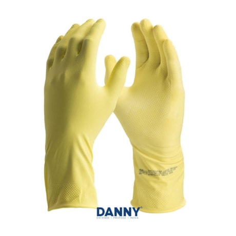 Luva de Latex Amarela DA299 CONFORT DANNY