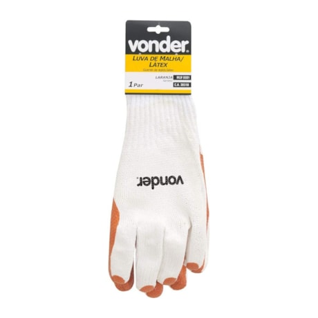 Luva de Malha com Látex Laranja Tamanho 10 CA 30518 7025100100 VONDER-42f23196-f0de-4ce2-addb-08015fff0e02