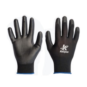 Luva de Nylon PU Preta KALIPSO