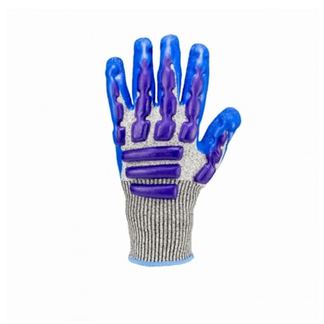 Luva de Proteção Anti Impacto Emborrachada CA 45752 IMPACT PLUS KALIPSO-af598242-8429-44b0-976b-578f25bf5410