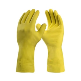 Luva de Proteção de Látex Amarelo Palma Antiderrapante CA 40730 SILVER GRIP DA360 DANNY