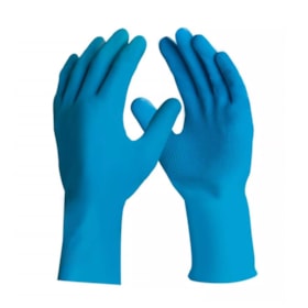 Luva de Proteção de Látex Azul Palma Antiderrapante CA 40730 SILVER GRIP DA360 DANNY