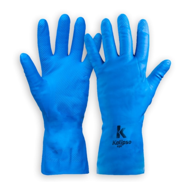 Luva de Proteção Látex Natural Azul CA 32728 SUPER SILVER AZ KALIPSO-a0c7345c-ea9b-42c4-86d5-22ae4e702c2d