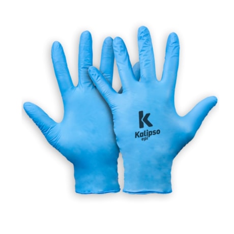 Luva de Proteção Nitrílica Azul Caixa 100 Peças CA 36755 NITRISENSI SOFT KALIPSO-317cec2f-edba-4934-91d0-7be0696848c9