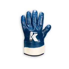 Luva de Proteção Nitrílica Azul com Punho de Lona CA 48701 NITRILI-KA 35 KALIPSO