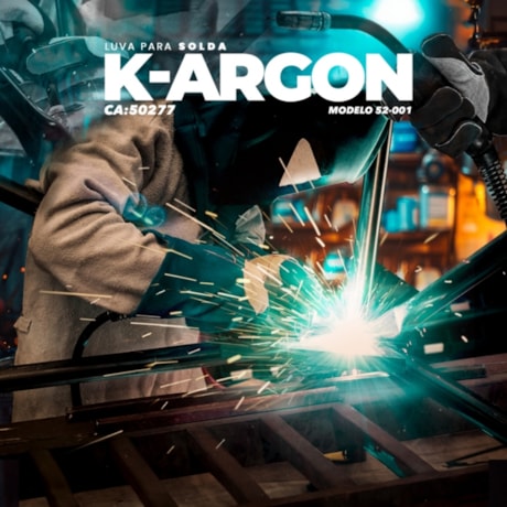 Luva de Proteção para Solda K-ARGON Reforçada em Couro Raspa Tam EG CA 50277 KALIPSO-3276d03e-0943-49b2-a2ed-a36148a9e741