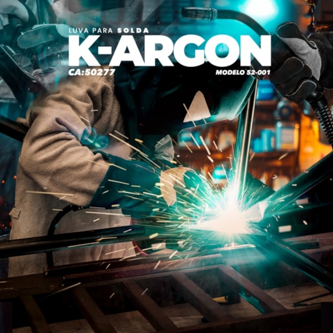 Luva de Proteção para Solda K-ARGON Reforçada em Couro Raspa Tam EG CA 50277 KALIPSO-8c181d65-2216-49a0-9abd-cd0b3fb27674