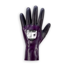 Luva de Proteção Química e Mecânica Nitrílica CA 50739 DUAL GRIP KALIPSO