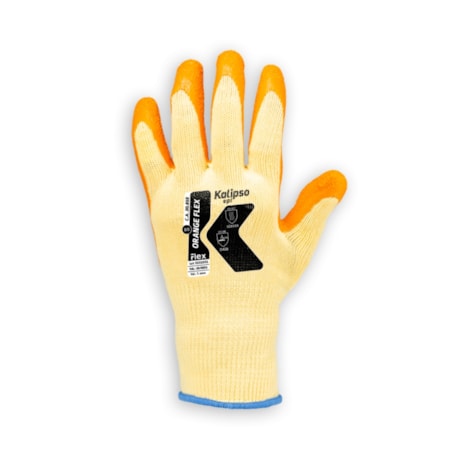Luva de Proteção Tricotada em Poliéster CA 251953 ORANGE FLEX KALIPSO-16059a5f-7c7a-4716-b354-86943b595399