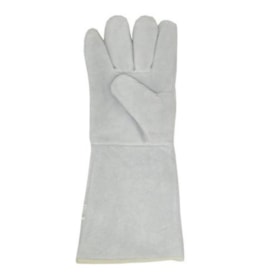 Luva de Raspa 20cm Longa com Reforço e Forro Térmico CA 10843 3001 SÃO MANOEL