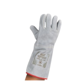 Luva de Raspa 20cm Longa com Reforço Forro Térmico D-20GOK ZANEL