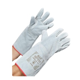 Luva de Raspa 20cm Longa com Reforço Forro Térmico D-20GOK ZANEL