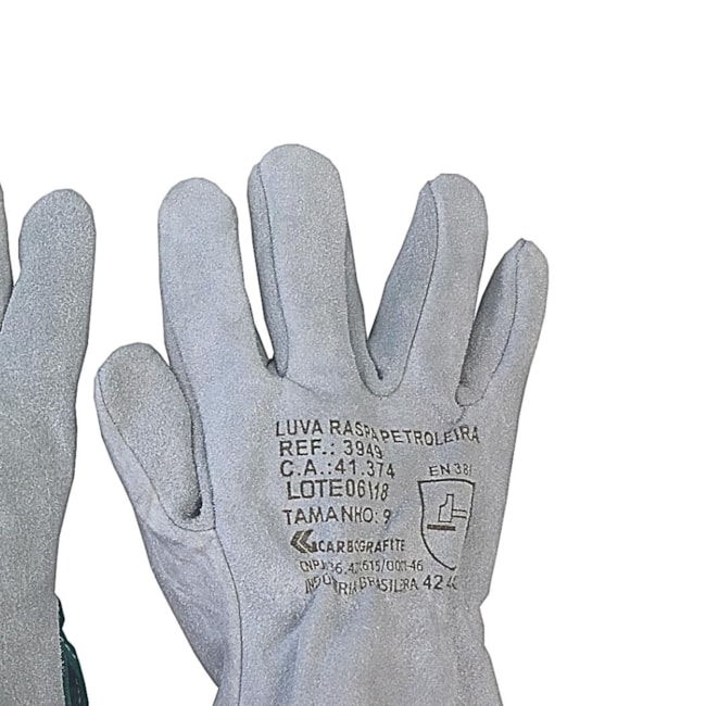Luva de Raspa Petroleira Tamanho Único CA 41374 011639911 CARBOGRAFITE-10b33e5e-9f48-4eda-a0ef-178b86c29134