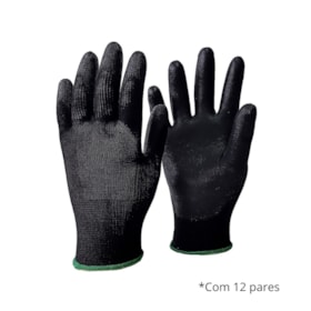 Luva de Segurança Anti Corte Preta CA 41392 SUPERTACT CARBOGRAFITE