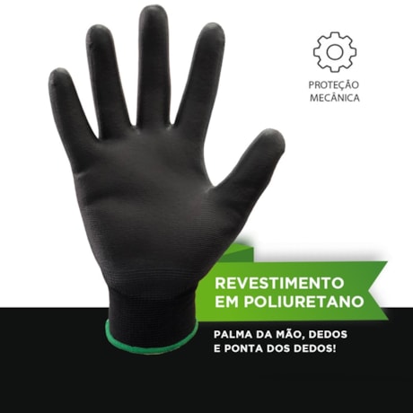 Luva de Segurança Anti Corte Preta Encartelada CA 41392 SUPERTACT CARBOGRAFITE-8292d7e3-f161-4c6f-91f3-bbfde91985ca