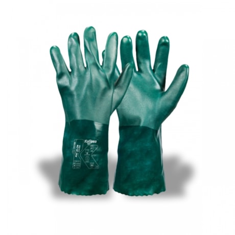 Luva de Segurança de PVC 35CM Palma Áspera Tamanho G CA 21420 KALIPSO-38775388-f2fa-42b6-bcb8-32939fbe2aef