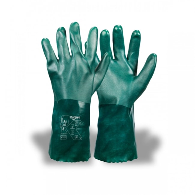 Luva de Segurança de PVC 35CM Palma Áspera Tamanho G CA 21420 KALIPSO-1d112398-76d5-4117-ad0a-1116ae71893e