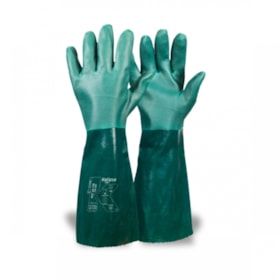 Luva de Segurança de PVC 45CM Palma Áspera CA 21420 KALIPSO