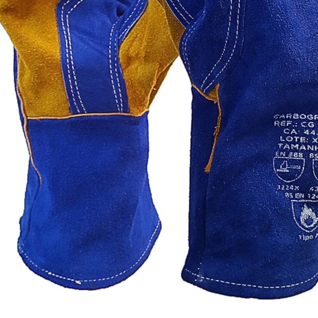 Luva de Segurança em Couro Reforçado Tamanho G CA 44286 CG WELD 012671212 CARBOGRAFITE-2f65e3a2-8fa9-41b9-816e-a06004e27e7d