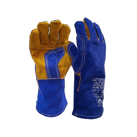 Luva de Segurança em Couro Reforçado Tamanho G CA 44286 CG WELD 012671212 CARBOGRAFITE-1e8bf049-067e-48e3-a60a-ae75cb9c34aa