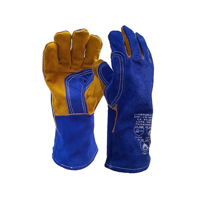 Luva de Segurança em Couro Reforçado Tamanho G CA 44286 CG WELD 012671212 CARBOGRAFITE-34a30d26-e9ba-479f-9cad-7dadc2ba5e5a