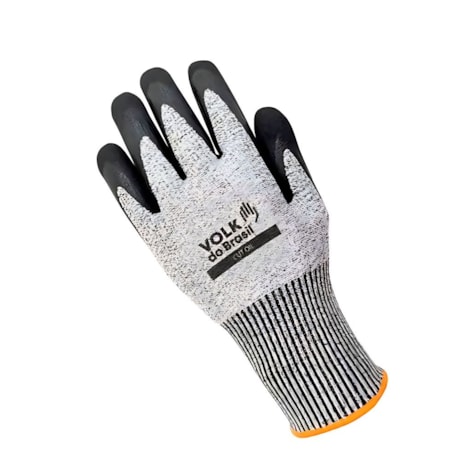 Luva de Segurança Polietileno Revestida Nitrila Sandy Anti Corte CUT OIL VOLK-680749a1-6464-4b2a-b524-008edb3225ec