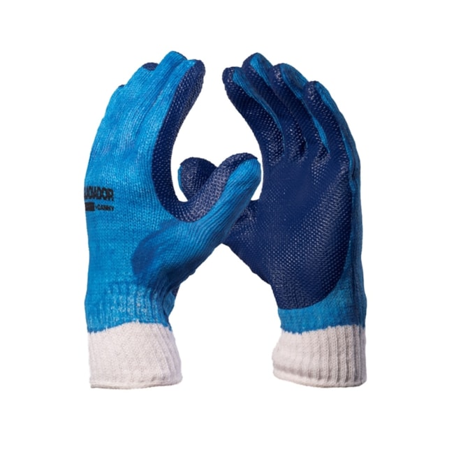 Luva de Segurança Tricotada Algodão GLADIADOR Palma Vulcanizada CA 8082 DA36105 DANNY-7f5d4d0d-2a8f-40bc-9b44-064d726d5cf1