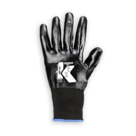 Luva de Segurança Tricotada de Nylon CA 50278 NBR PRO PRETA KALIPSO