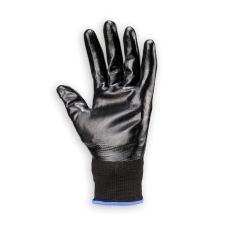 Luva de Segurança Tricotada de Nylon CA 50278 NBR PRO PRETA KALIPSO-76483357-5b01-415e-8e39-9e51c2062c82