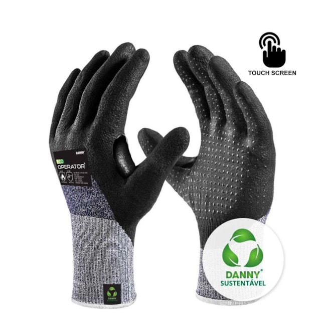Luva de Segurança Tricotada ECO PET Pigmentada DA38750 ECO OPERATOR DANNY-41685651-ec2a-4713-b488-7da5d9e842c2