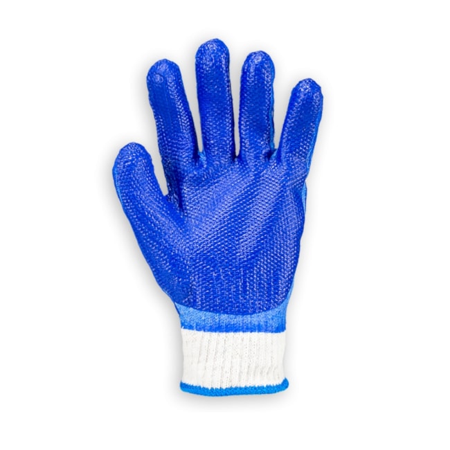 Luva de Segurança Tricotada em Algodão e Malha Vulcanizada CA 38091 BLUE GRIP KALIPSO-239e99b2-a3a5-4cfb-9582-904483ae230c