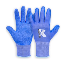 Luva de Segurança Tricotada em Poliéster CA 39668 BLUE FLEX KALIPSO