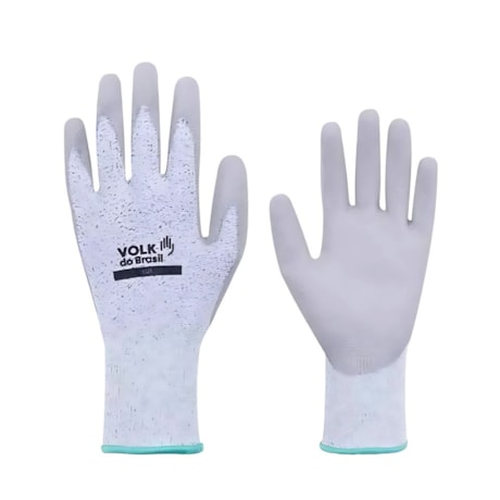 Luva de Segurança Tricotada Poliuretano Anti Corte CA 50754 CUT VOLK-1c888105-178d-42a5-a692-f1b8c030b766