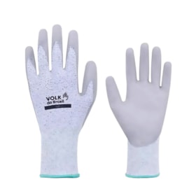Luva de Segurança Tricotada Poliuretano Anti Corte CA 50754 CUT VOLK