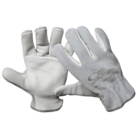 Luva de Vaqueta com Dorso em Raspa 20cm CA 26742 00024 LUVEQ