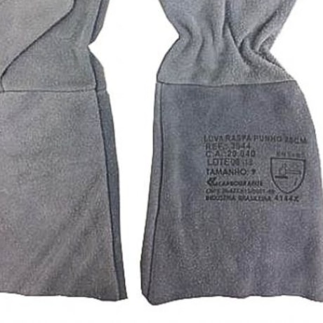 Luva em Raspa Punho 20cm Tamanho Único CA 20040 011410011 CARBOGRAFITE-8c74de0c-8bac-4a71-8327-bb758833c17a