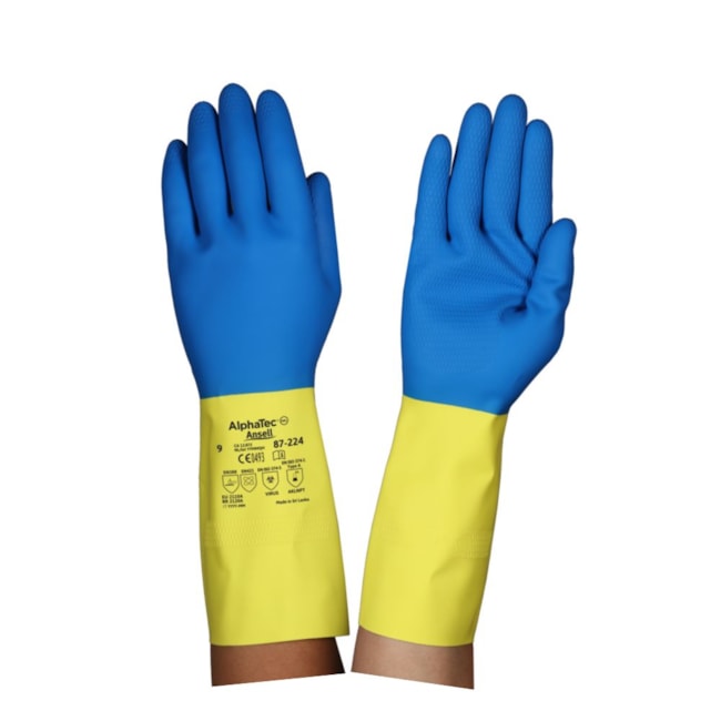 Luva Latex Natural Neopreme Flocada CA 12872 87-224 CHEMI PRO ANSELL-89801317-4536-4474-bdfd-0db272b3bcd5